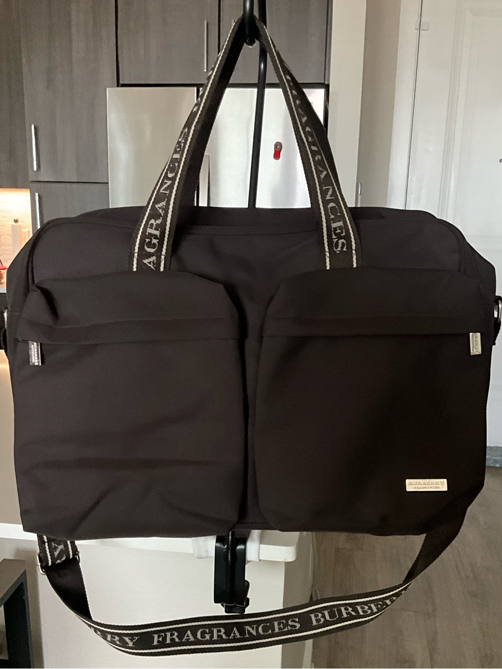 Burberry Travel, Gym, Book Bag, Tote Promotional Item. Brown
